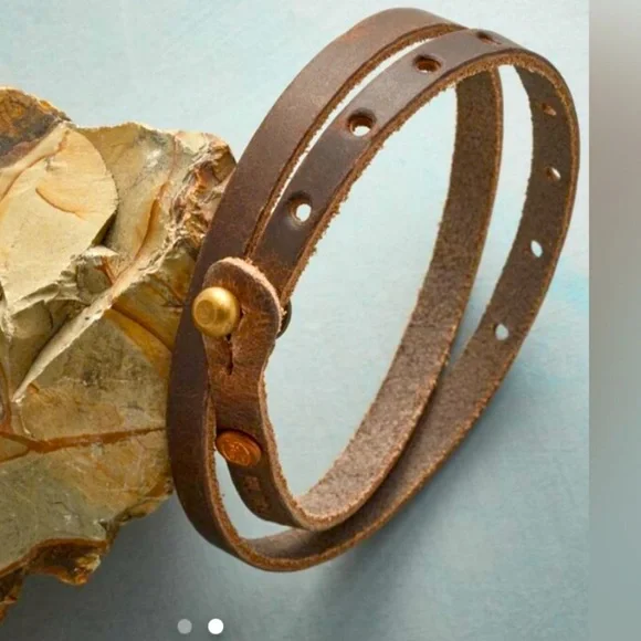 NWT Sundance Homestead leather bracelet SOLD OUT - Picture 2 of 5
